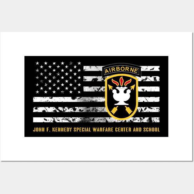 John F. Kennedy Special Warfare Center & School Wall Art by Jared S Davies